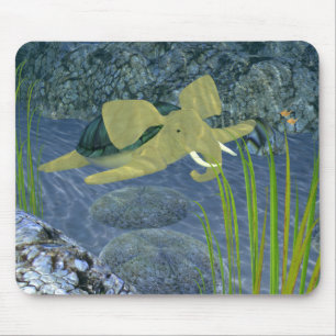 Schwimmturphant Mousepad