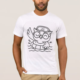 Schwimmuhu Niedlich Stilvoller T - Shirt