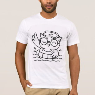 Schwimmuhu Niedlich Stilvoller T - Shirt
