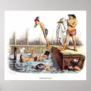 Schwimmunterricht Poster