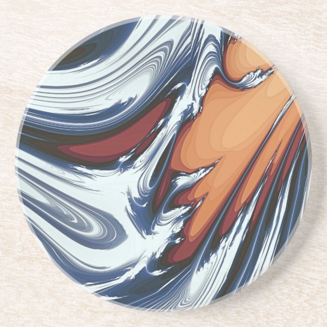 SCHWIMMWASSER GETRÄNKEUNTERSETZER (Vorne)