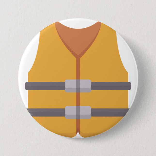 Schwimmweste Button (Vorderseite)