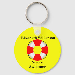 Schwimmweste-Zubehör-Namen-Schwimmen-Fähigkeit Schlüsselanhänger