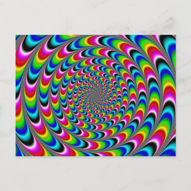 Schwindelgefühl Postkarte (Vorderseite)