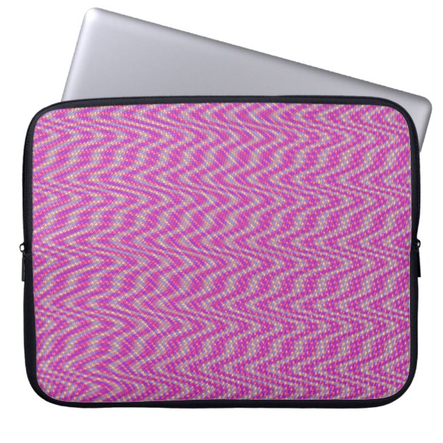 Schwindelrosa Laptopschutzhülle (Vorderseite)