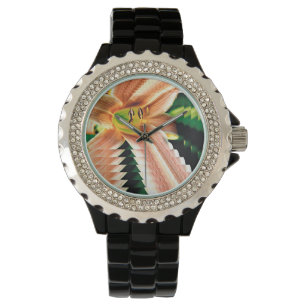 Schwindende Taglilie Armbanduhr