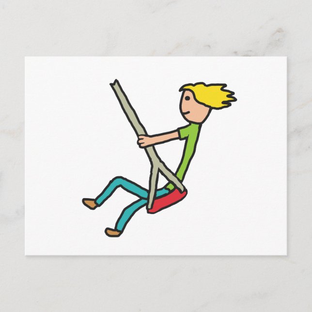 Schwingen beim Swing Postkarte (Vorderseite)