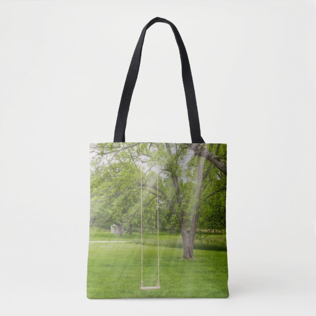 Schwingen in der Tasche mit Sonnenlicht (Vorderseite)