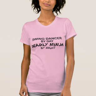 Schwingen-Tänzer tödliches Ninja bis zum Nacht T-Shirt