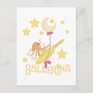 Schwingen von Ballerina-Hemden und Geschenken Postkarte