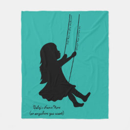 Schwingen zu den Wolken (M) Fleecedecke