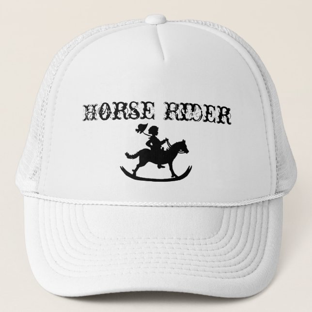 Schwinghorse.jpg, Pferdereiter Truckerkappe (Vorderseite)