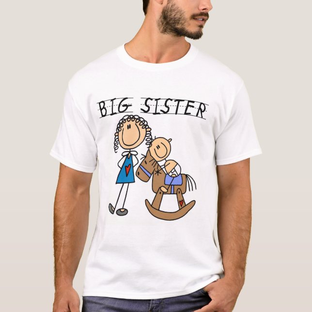 Schwingpferdegroße Schwester-T - Shirts und (Vorderseite)