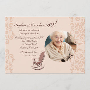 Schwingstuhl-Foto-Einladung Einladung