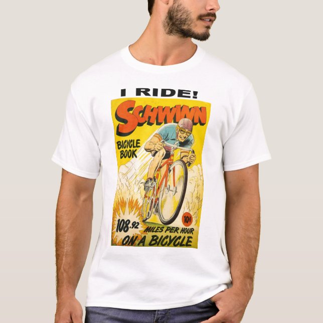  Schwinn Bicycle Comicbook T-Shirt (Vorderseite)