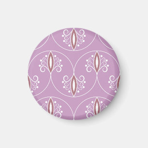Schwirbelnde Eleganz: Vintag geometrisch Magnet