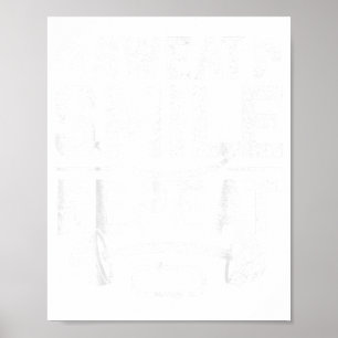 Schwitz Smile Wiederholung Fitness Motivation  Poster