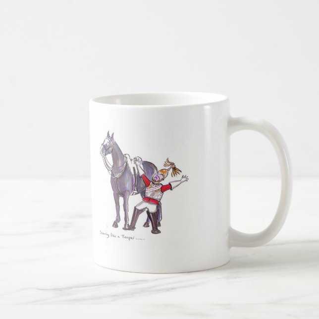Schwören wie ein Soldat - Leben-Schutzversion Kaffeetasse (Rechts)