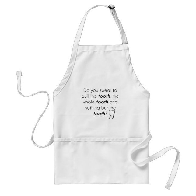 Schwörst du? schürze (Vorne)