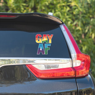 Schwul AF LGBT Stolz Schwules Geschenk Monat des S Aufkleber