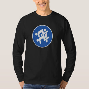 Schwul für Männer Dreier Schwul Straßenschild T-Shirt