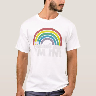 Schwul Ich bin in Regenbogen 70er 80 T-Shirt