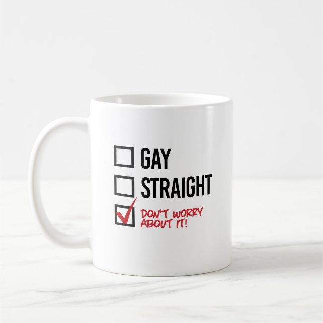 Schwul oder gerade? kaffeetasse (Links)