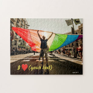 Schwul pride march in Barcelona
