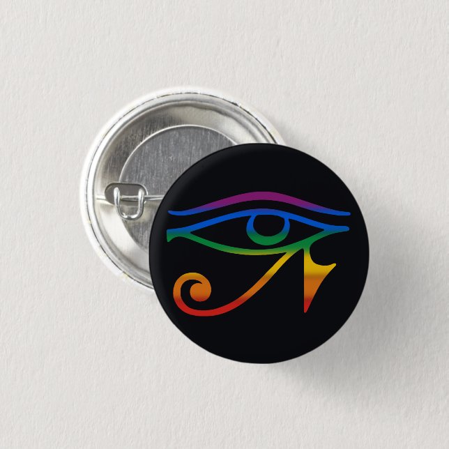 Schwule Goth Pride Flagge Button (Vorne & Hinten)