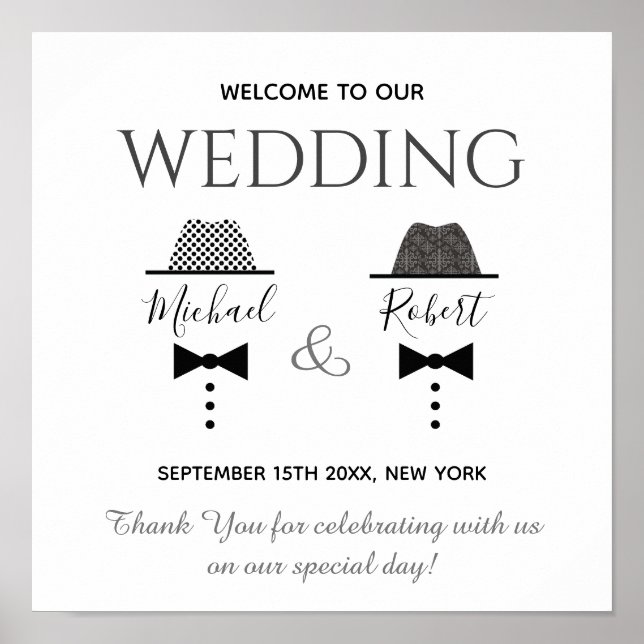 Schwule Hochzeit Poster (Vorne)