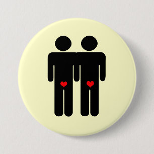 Schwule Liebhaber Button