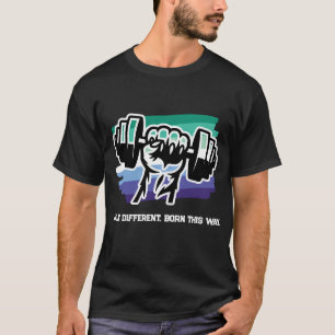 Schwule Männer MLM Pride Gym Shirt — Faust Hantel 