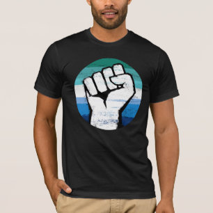 Schwule Männer Stolz-Faust-T-Shirt T-Shirt