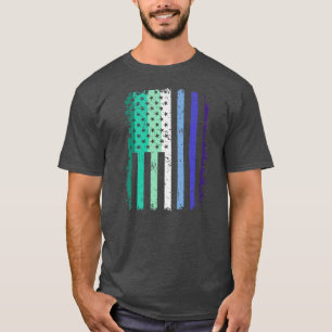 Schwule Männer Stolz US-amerikanische Flagge Liebe T-Shirt