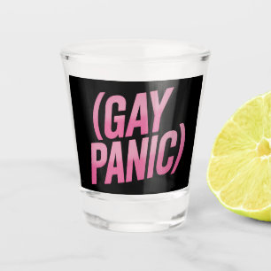Schwule Panik LGBTQ Protest Pride Schnapsglas
