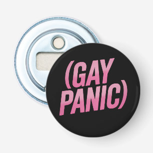 Schwule Panik-LGBTQ-Protest Stolz Flaschenöffner