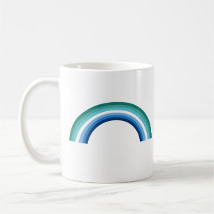 Schwule Regenbogenfarbe Azure Kaffeetasse