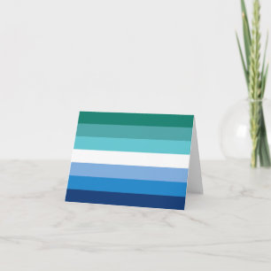 Schwule Regenbogenflagge Dankeskarte