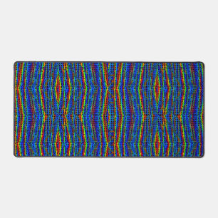 Schwule Regenbogenflagge Farben Geometrisches Desi Schreibtischunterlage
