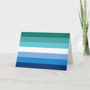 Schwule Regenbogenflagge Feiertagskarte