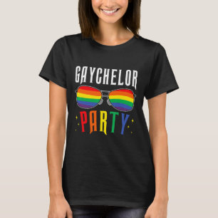 Schwule Schwulen- und Lesben-LGBTQ-Stolz-Junggesel T-Shirt