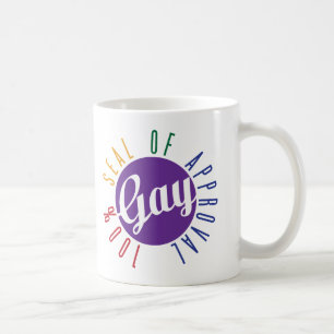 Schwule Siegel der Zustimmung Tasse
