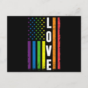 Schwulen-Stolz-Geschenke Männer Frauen LGBT Regenb Feiertagspostkarte