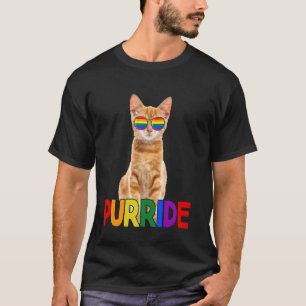 Schwulen Stolz Katze Süß LGBTQ Purride T-Shirt