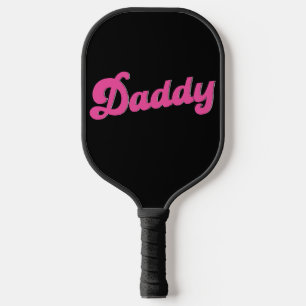 Schwulen Stolz LGBT Rosa Bär Schwuler Daddy Pickleball Schläger
