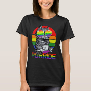 Schwulenstolz für Frauen Männer Lgbt Daddy Katze K T-Shirt