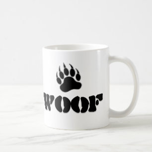 Schwuler Bär Pride Bärenpfote WOOF Kaffeetasse