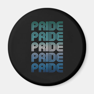 Schwuler männlicher Retro-Stolz Pride Magnet