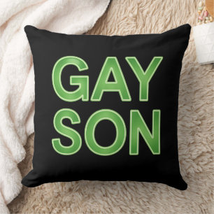 Schwuler Sohn Lustig LGBTQ Stolz Kissen