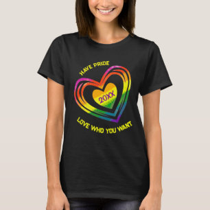 Schwules LGBTQ-Stolz-Monat Liebe, wen du willst T-Shirt